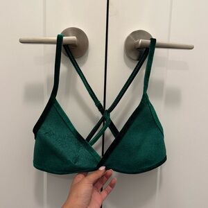Hoaka Swimwear Bikini Green Velvet
